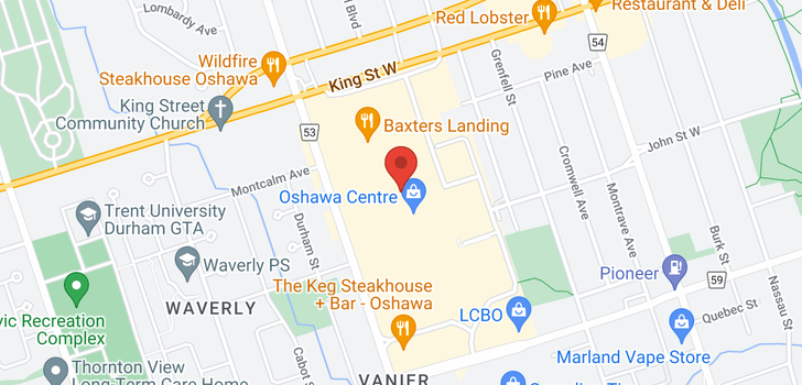 map of #K14 -419 KING ST W